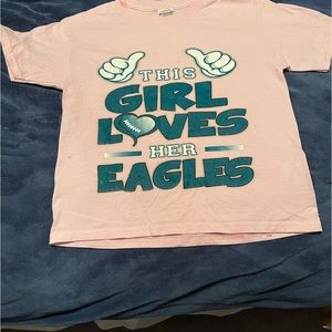 Pink Child Size Small.  E*A*G*L*E*S. T-Shirt